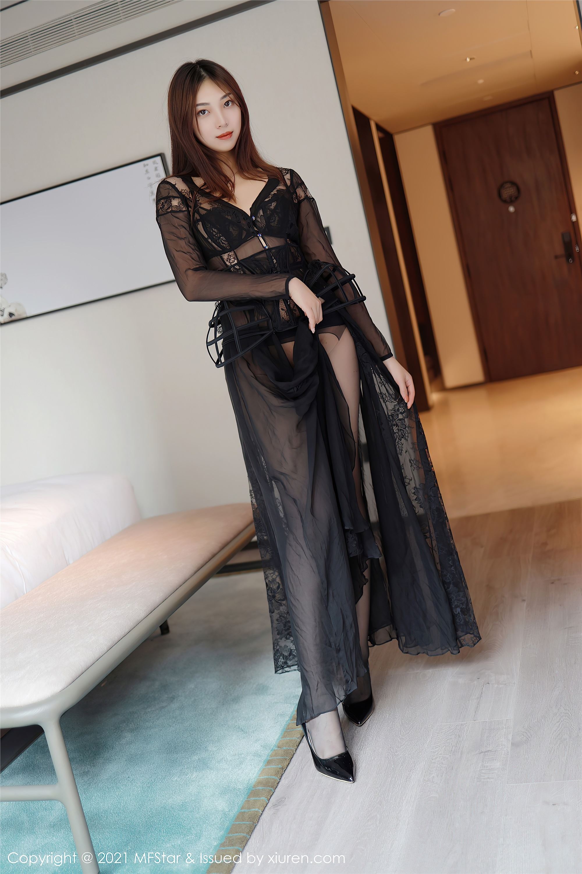 MFStar模范学院  2021.02.20 VOL.458 郑颖姗Bev 三亚旅拍